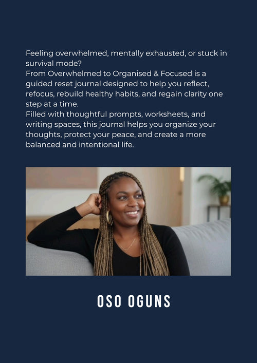 From Overwhelmed to Organised & Focused | Deluxe Life Reset Journal